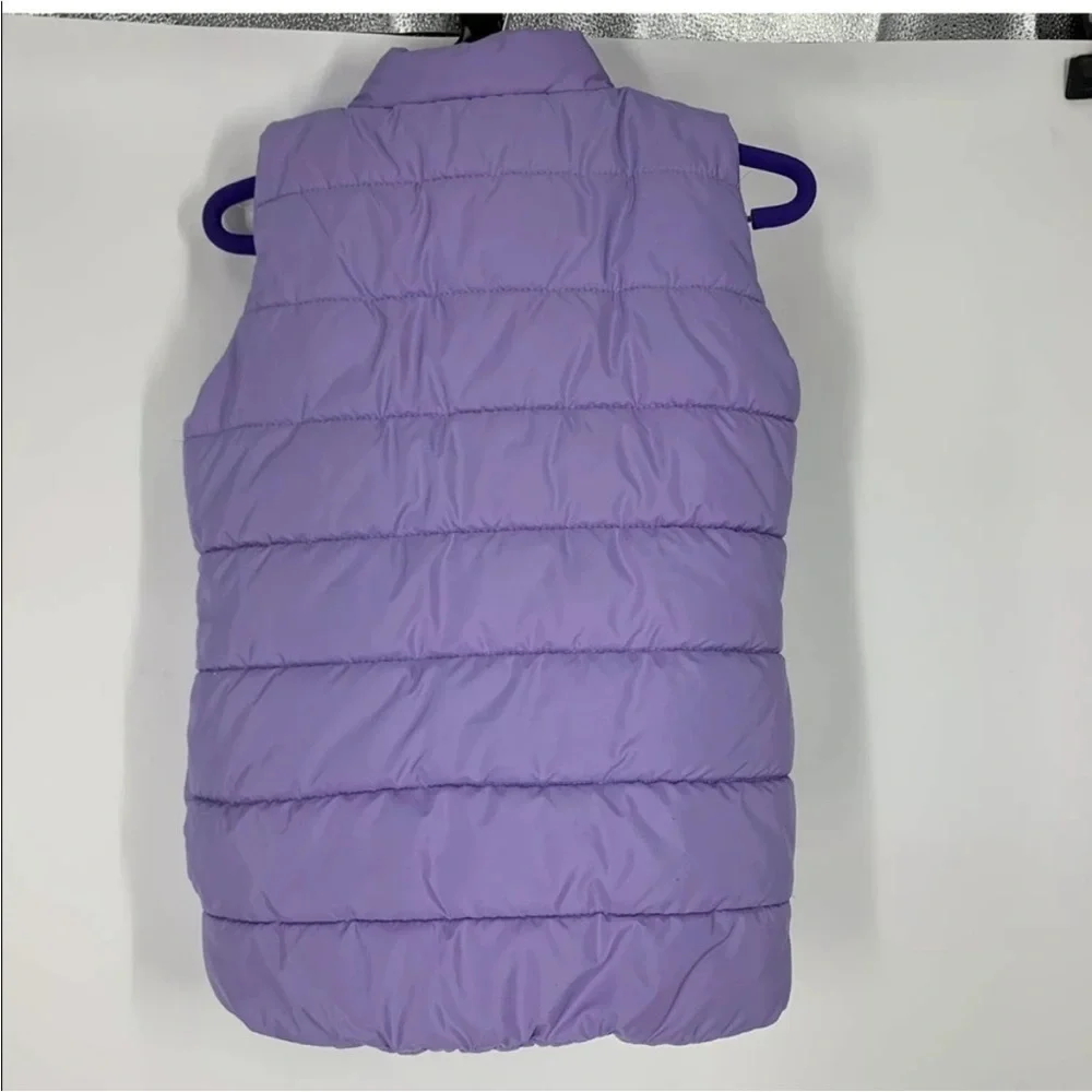 Puma Lavender Quilted Vest kids size 7/8